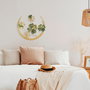 Wallity Haiyang Accesorio Decorativo de Pared de Metal Verde y Dorado